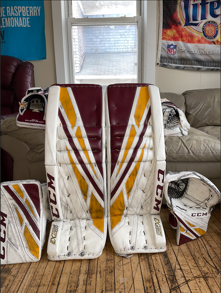 34"+ 2.5 Custom Pro Stock CCM EFlex 4 Goalie Full Set