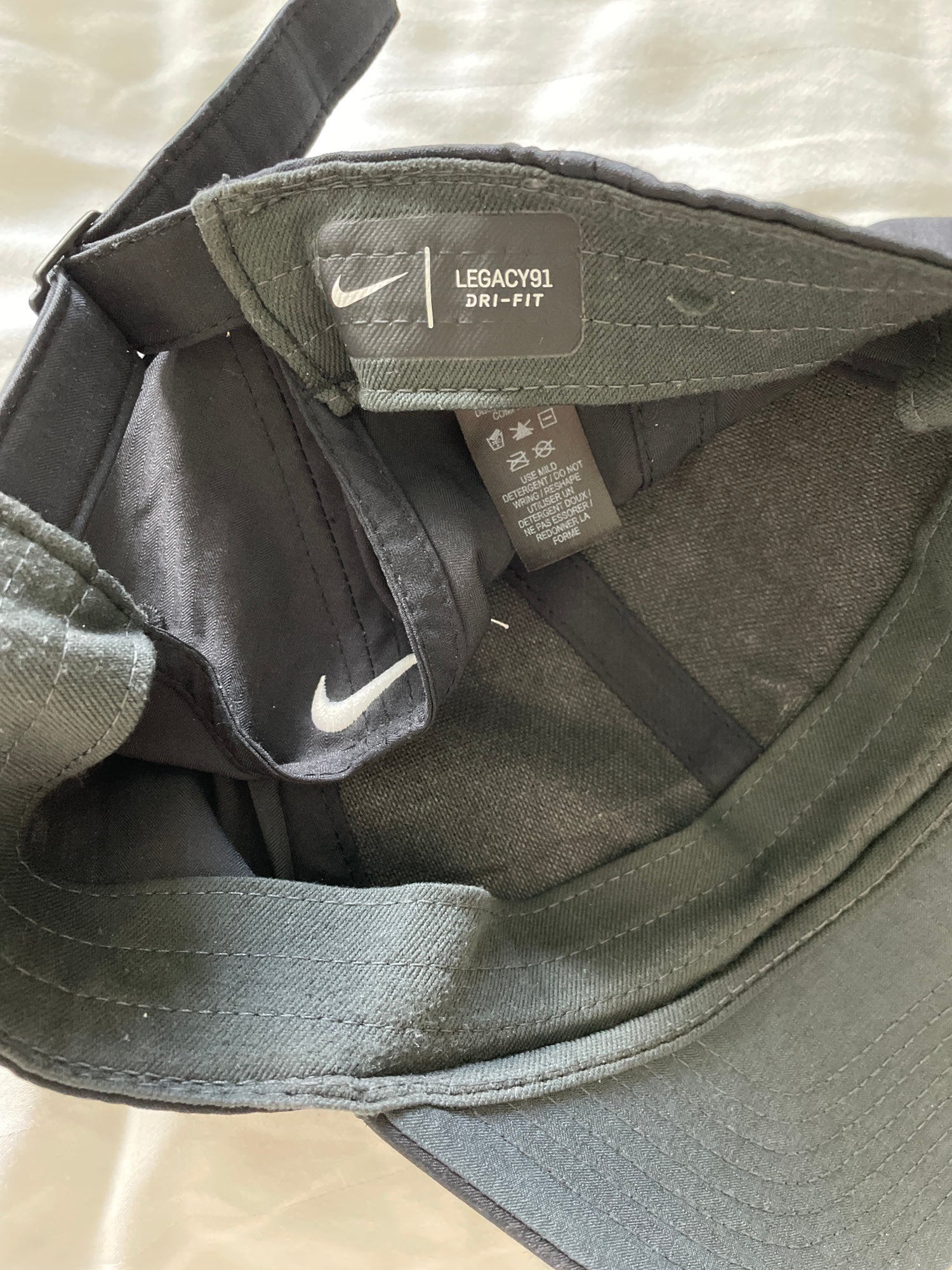 Nike Dri-Fit Golf Adjustable Swoosh Hat Anthracite/Black Vented-Bumper to  Bumper 887224799756