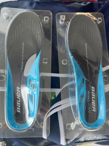 Bauer speed plates New 6.5/7.0