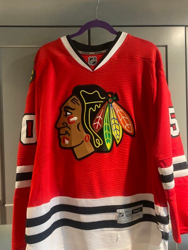 Blackhawks Crawford Jersey Adult Medium.