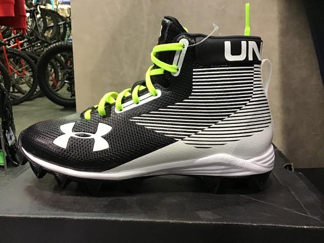 New Men's Size 4.0 (Women's 5.0) Molded Cleats Under Armour High Top