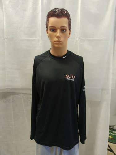 Team Issued Saint Josephs University Nike Long Sleeve Shirt L NCAA Embroidered