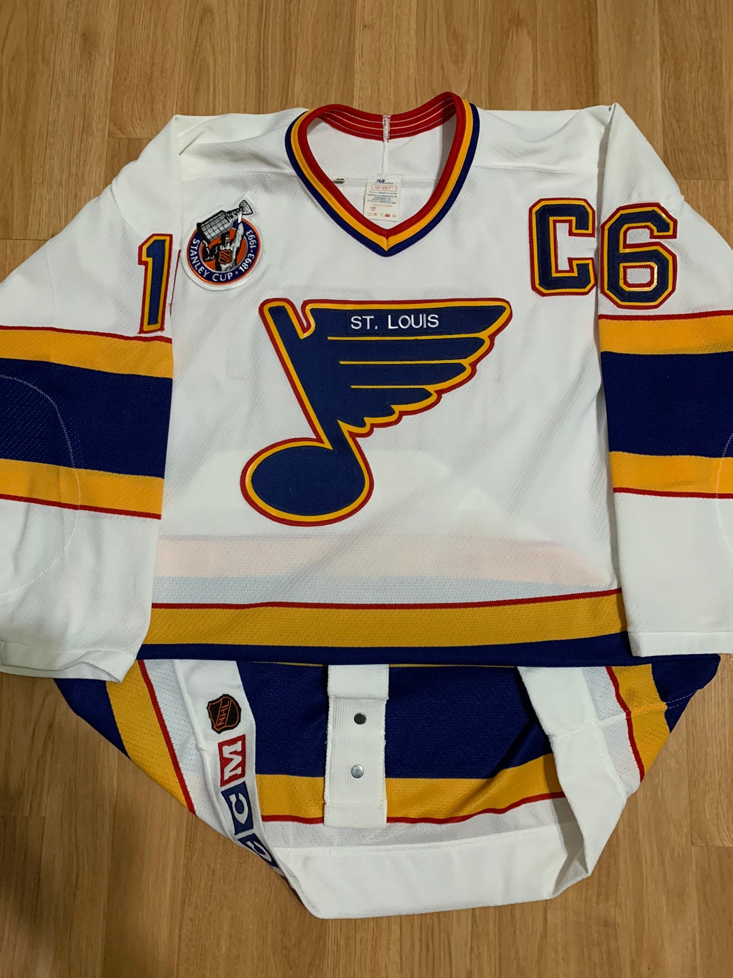 Hot] Buy New Custom St Louis Blues Jersey Hockey White NHL
