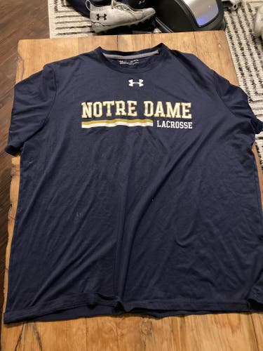 Blue Notre Dame Lacrosse Team Shooter XL