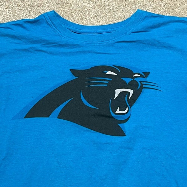 Nike Carolina Panthers Football T Shirt NEW NWT Black Cotton