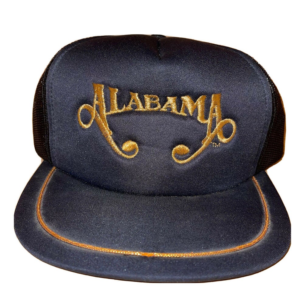 Snapback Trucker Foam Hat Gold Letters 