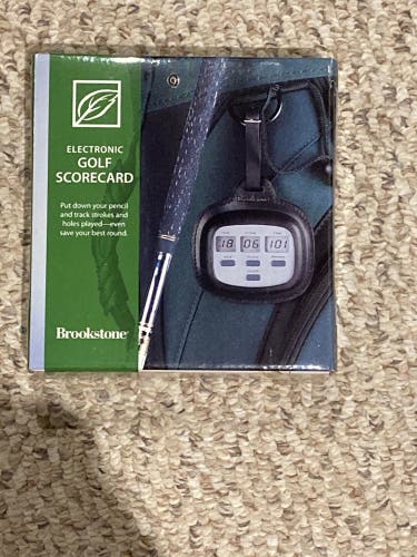 Electronic Golf Scorecard