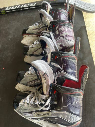 2 Pairs of Bauer Vapor 1x Hockey Skates (Or Separate)