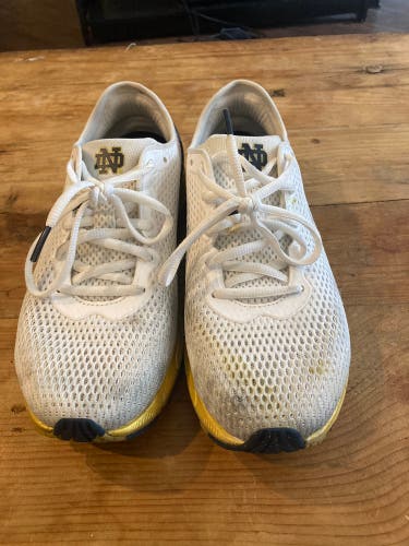 Notre Dame Training Under Armour Shoes Size 9.0