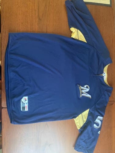 Blue Used XL Majestic Jersey