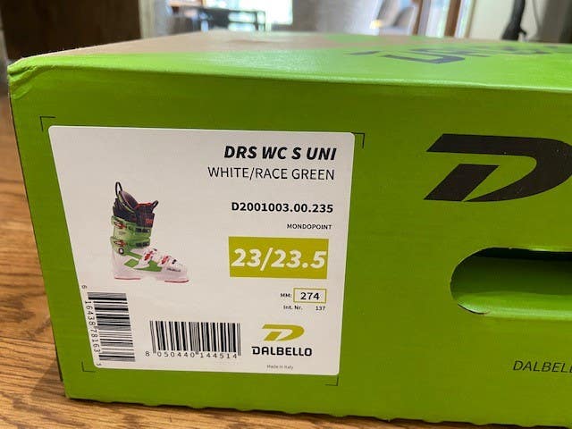 Brand New 2022 Dalbello DRS WC ski boot