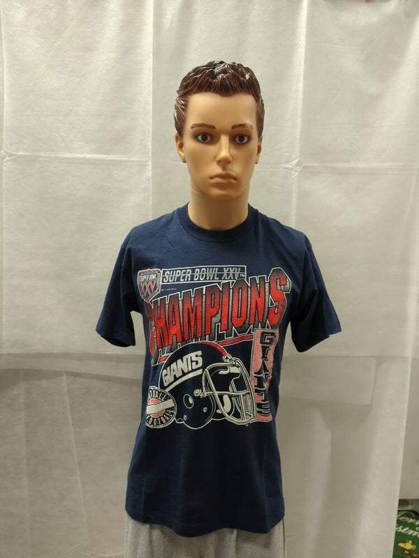 NY Giants Black T-Shirt ~ Vintage ~ Size Large