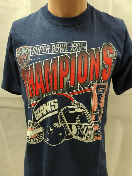 Vintage New York Giants Super Bowl XXV Salem Sportswear Shirt Size