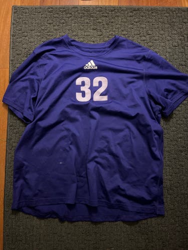Asher Nolting HPU Purple Used XL Adidas Shirt