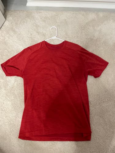 Red Used Large Lululemon Shirt