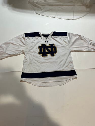 White Notre Dame Practice Jerseys - Used