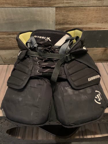 Used Small/Med Warrior Ritual X Hockey Goalie Pants And Bauer 2S Pro 13 Inch Shin Pads Bundle