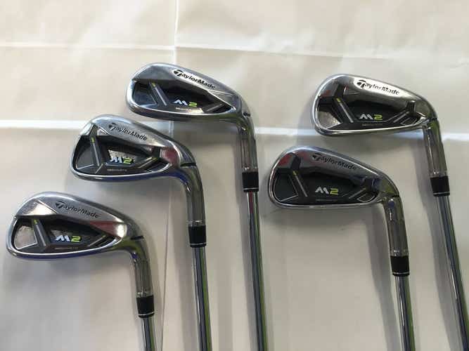 Used Taylormade M2 Regular Flex Steel Shaft Iron Sets 6-pw