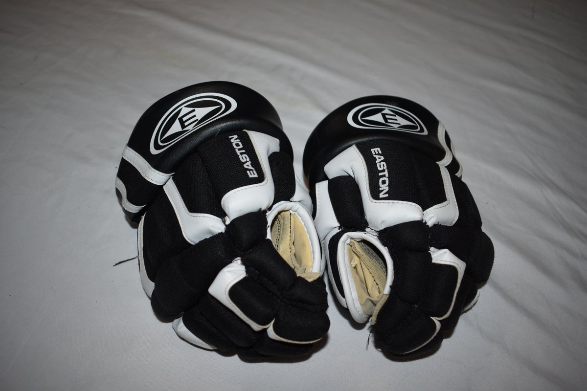 Easton Stealth S3 Hockey Gloves, Black/White, 11Inches - Great Condition!