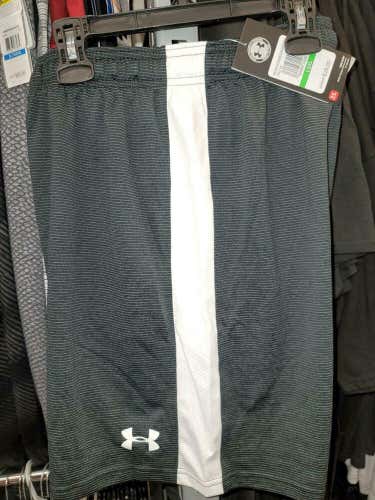 20520 Mens UA Under Armour Polyester SHORTS 1293164 001 BLACK Jersey $28.00 NWT