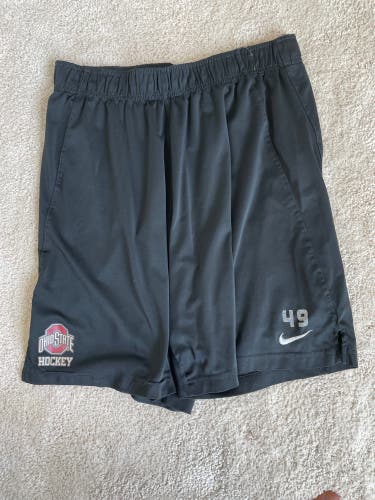 Ohio State Hockey Team Issued Shorts