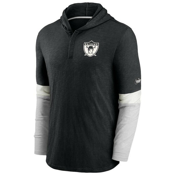 Nike Men's Dri-FIT Sideline Team (NFL Las Vegas Raiders) Long-Sleeve T-Shirt in Black, Size: Small | 00LX00A8D-0BI