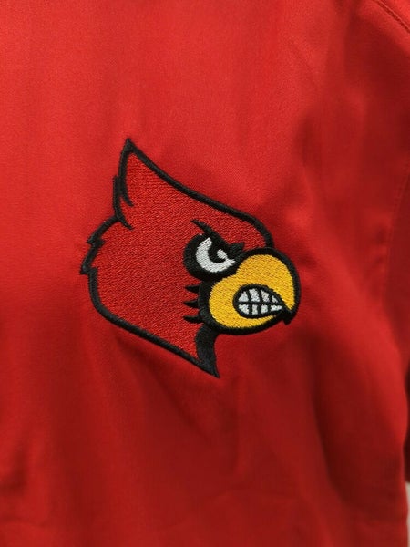 Men's adidas Red Louisville Cardinals Sideline Team Issued Hooded  Quarter-Zip Long Sleeve T-Shirt
