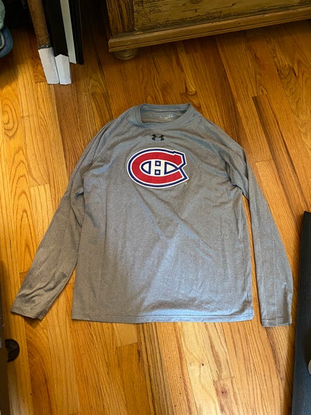 Under Armour Montreal Canadiens Heat Gear Long Sleeve Shirt Medium