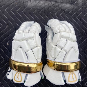 Notre Dame Adrenaline Phoenix Lacrosse Gloves 2022 (Gold)