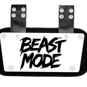 Brand New Drippy Backplate for Football. Black and White Backplate.