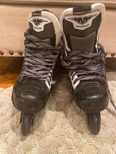 Used Mission Wide Width Size 5 Inhaler DS6 Inline Skates