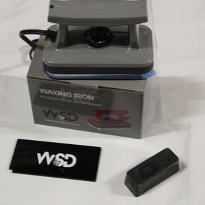 NEW Ski Snowboard Waxing GRAY Iron tuning iron +  wax + wax scraper NEW