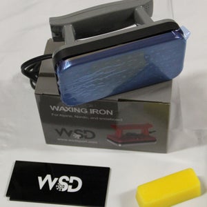NEW Ski Snowboard Waxing GRAY Iron tuning iron +  wax yellow universal  + WSD  5" scraper NEW