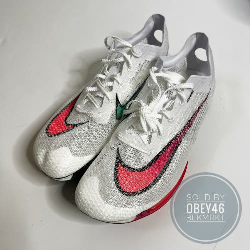 New Nike Air Zoom Victory White Track Cleats Spikes Sz 12