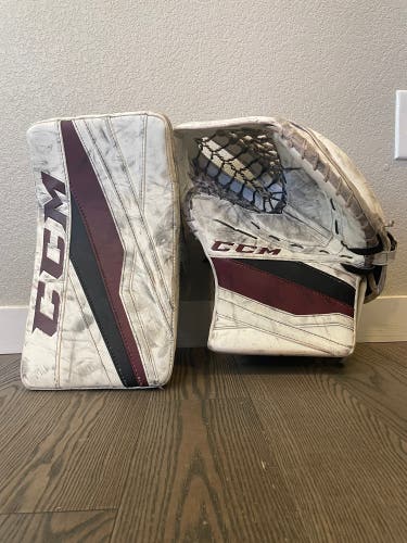 Used Regular Pro Stock Extreme Flex III Glove and Blocker Set