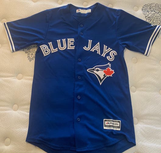 Adult size small blue jays jersey