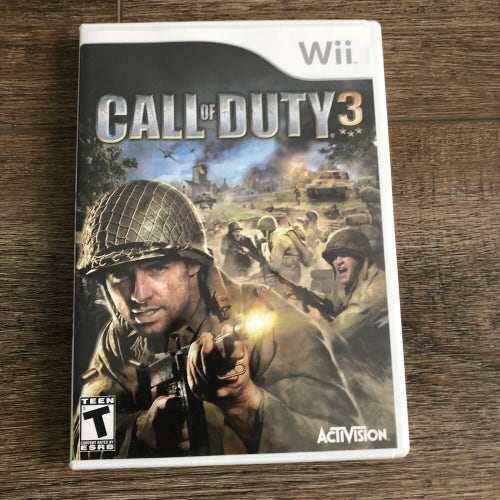 Call of Duty 3 (Nintendo Wii, 2006) Complete