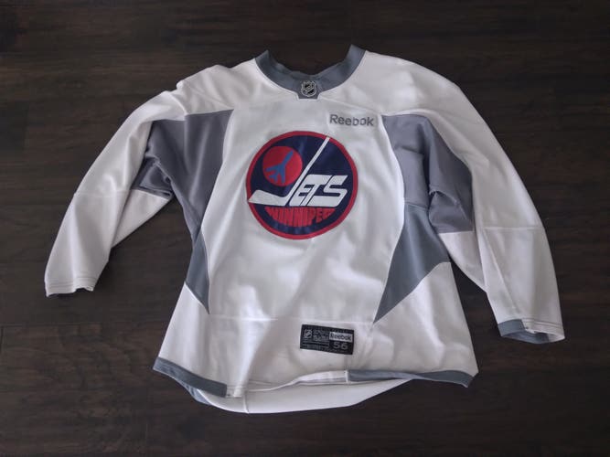 Winnipeg Jets Size 56 Reebok Practice Jersey Pro Stock