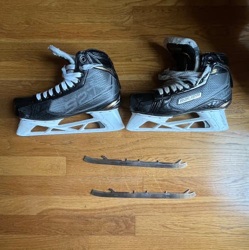 Used Bauer Regular Width  Size 7.5 Supreme S27 Hockey Goalie Skates