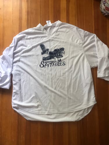 White Spitfires Goalie Jersey