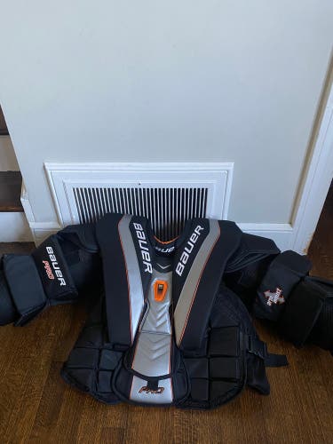 Used Large Bauer Pro Stock Goalie Chest Protector