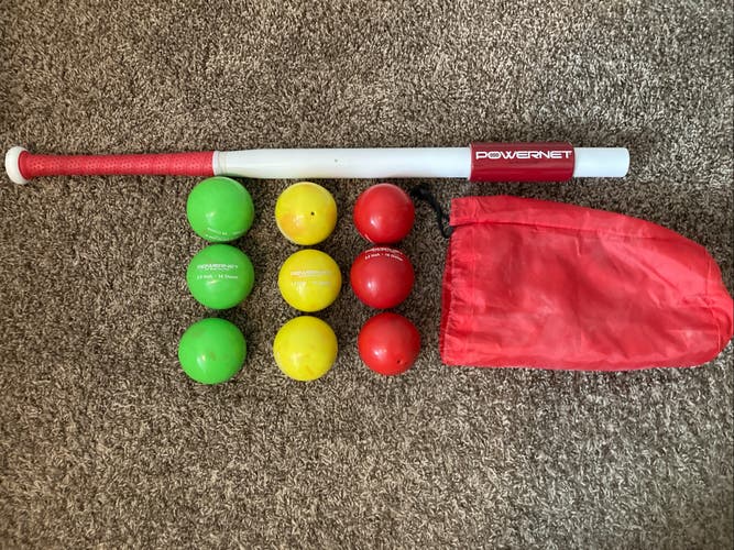 Sweet Spot Training Bat & 9 Weighted Ball LITE Pk Bundle 50% less than retail