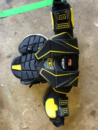 Used XL CCM Premier R1.5 Goalie Chest Protector