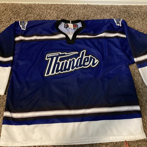 CHL Wichita Thunder Tack Twill Numbered Jersey