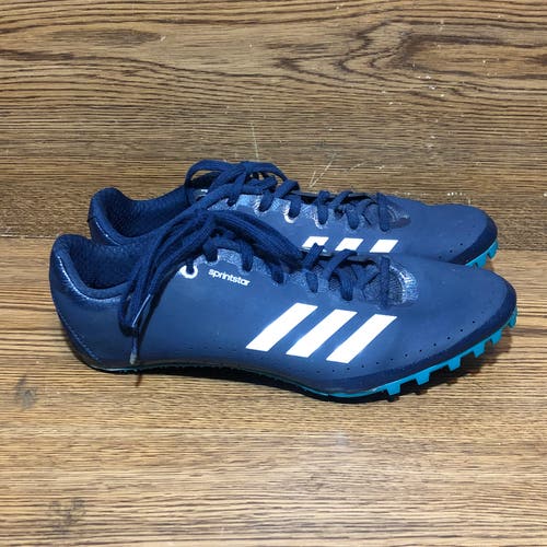 Adidas womens sprintstar blue track spikes cleats size 9.5 AF5602