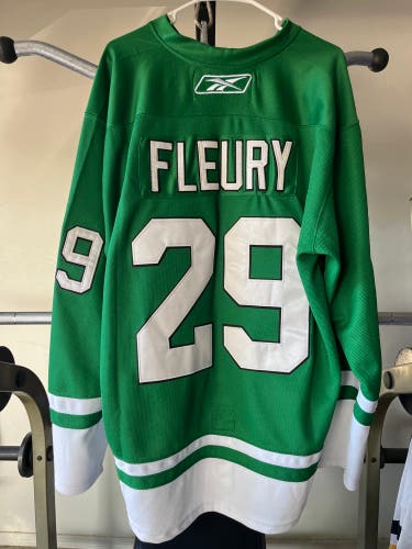 Marc Andre Fleury St Patrick’s Day jersey