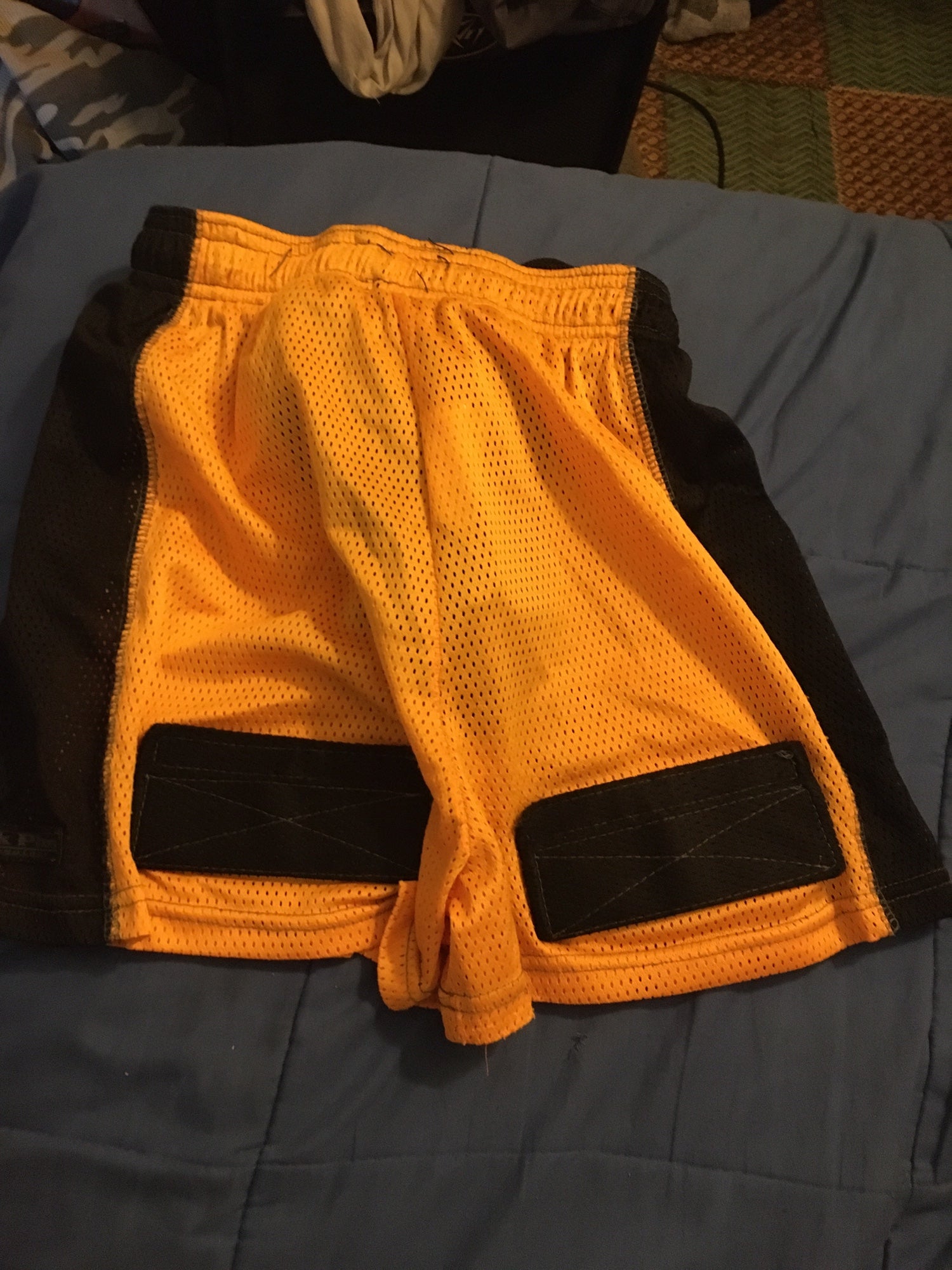 TronX Junior Boys Loose Fit Ice-Hockey Mesh Jock Shorts with Cup Junior-Large 