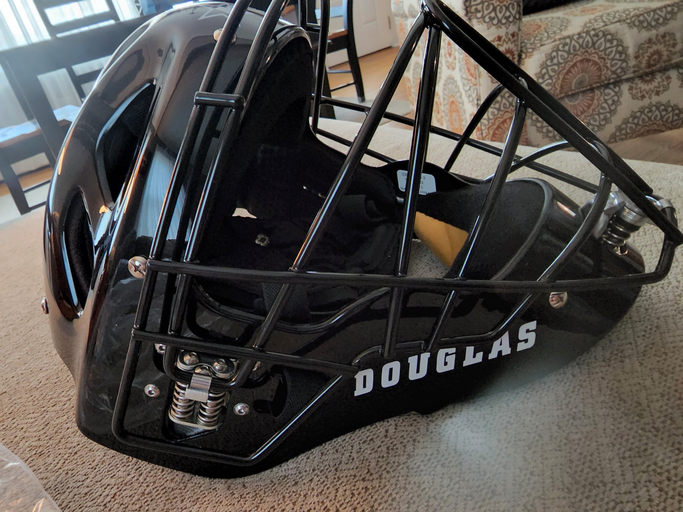 New Smitty Douglas Hockey Style Umpire Mask 7 1/8 7 1/2 SidelineSwap