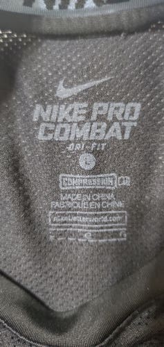 Youth Nike Pro Combat rib protector compression shirt