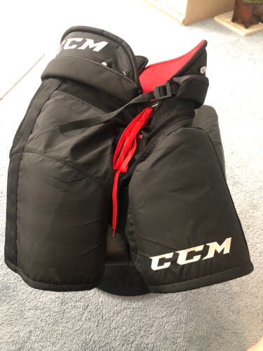 CCM RBZ 130 Senior Hockey Pants XL Extra Large Black